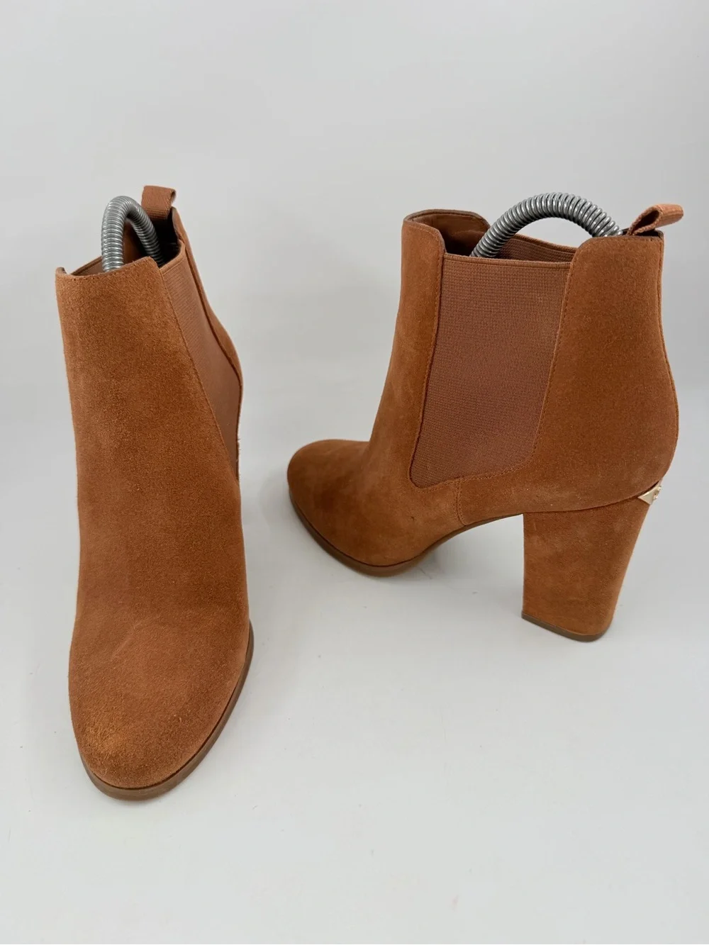 NEW! Michael Michael Kors Women’s Lottie Brown -SZ 7.5- Suede Chelsea Bootie
